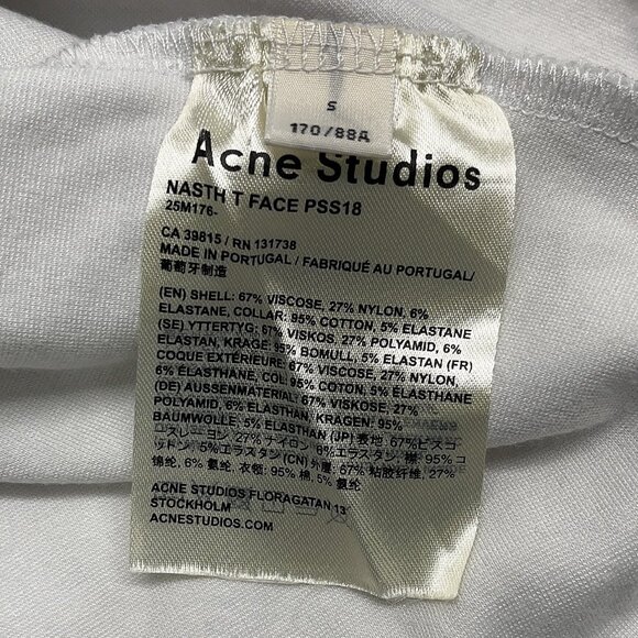 Acne Studios Rainbow Collar Logo Top - Picture 6 of 7